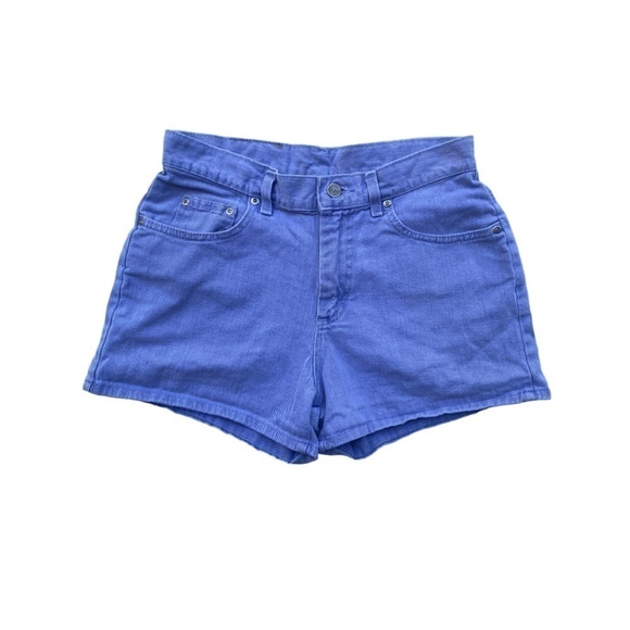 Levi Riveted 90's Purple Jean Shorts - Picture 8 of 13